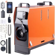 Chauffage à air diesel , 12 v 8 kW, contrôle par application Bluetooth, écran lcd, conception tout-en-un, idéal pour le chauffage de voiture, de