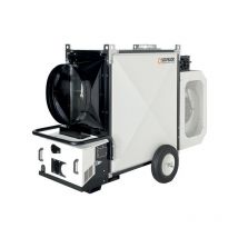 Chauffage à air pulsé mobile TITAN190 avec brûleur fuel 185,5kW 16m3/h combustion indirecte Sovelor