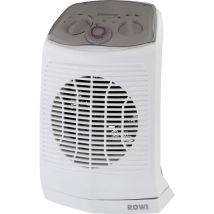 Rowi 1 03 03 0284 Chauffage D'Appoint Hbs 2000/2/1 Ot 60 M³ Blanc, Gris W697372