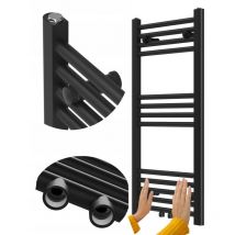 Granitan - chauffage de salle de bain kaloryfer drabin moderne noir 90x40 cm raven