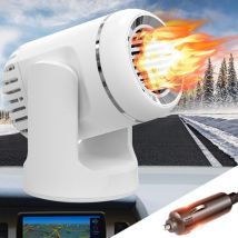 Tigrezy - Auto-Heizung, 12 v, 200 w, tragbare Auto-Heizung, Abtauung, Fahrzeug-LKW-Abtauventilator mit 2-in-1-Schnellheiz- und Kühlfunktion für