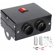 Memkey - Chauffage de voiture, dégivreur de chauffage de voiture, ventilateur antibuée portatif, chauffage rapide 500W (12V)