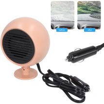 Trimec - Chauffage de voiture planétaire à Rotation multi-angle, désembueur de pare-brise Portable rose 24V