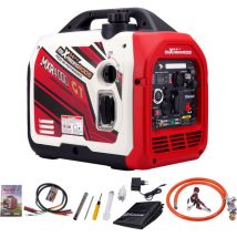 3500W Générateur Inverter électrique Bluetooth Essence/GPL Groupe électrogène Onduleur Silencieux Portable for Camping