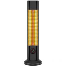 Purline - Chauffage halogène 2000W avec télécommande