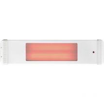 Mo-el - Chauffage infrarouge Aaren Blanc 1800 avec télécommande