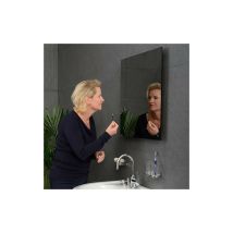 Banyo - Chauffage mural infrarouge miroir - epaisseur 6 mm 620 x 620 x 50 mm - 400W