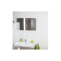 Chauffage mural infrarouge miroir - épaisseur 6 mm 620 x 1200 x 50 mm - 800W