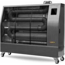 Chauffage Radiateur Fioul Professionnel Mobile Radiant Infrarouge 17,4 Kw Motif En Acier Inoxydable 500-1600 M³ Wifi Hipers Wdp60is