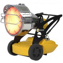 Chauffage rayonnant mobile au fuel à combustion directe (sans cheminée) 29 ou 43 kw 230V - FLASH2 - Sovelor