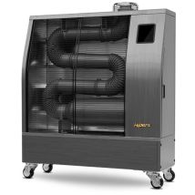 Chauffage Radiateur Fioul Professionnel Mobile Radiant Infrarouge 14 Kw Motif En Acier Inoxydable 160-900 M³ Wifi Hipers Wdp50is