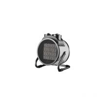 Fabrilamp - Chauffage soufflant industriel noir en céramique ptc Gabon, 3000W, Thermostat 3 puissances (30x24.5x21cm)