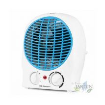 Suinga - Radiateur soufflant oscillant FH5525 2000W Orbegozo, Chauffage d'appoint, 2 modes de puissance, blanc-bleu