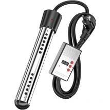 Chauffe- à, Chauffe-Seau éLectrique 2500 W avec Minuterie ArrêT Automatique Chauffage de Bain à Remous pour la EU Plug