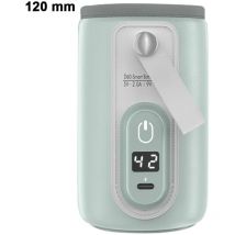 Chauffe-biberon portable, chauffe-biberon USB pour lait maternel et formule avec écran LCD, réchauffement rapide et précis