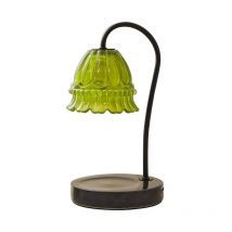 Umnuou - Chauffe-bougie électrique, lampe décorative, lampe de fusion de bougie, chauffe-cire pour bougies parfumées, vert