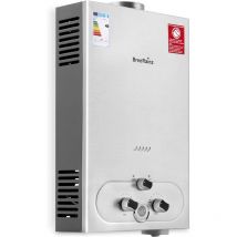 Brisunshine - 20LPM Chauffe-eau Gaz, 40KW Chauffe-eau Instantané gpl avec Pression d'Eau Requise Très Faible de 0,1 Bar pour la Douche et à la