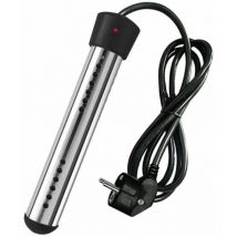 Chauffe-eau électrique 2500W avec tension par immersion, chauffe-eau de piscine, chauffe-eau portable, adapté pour étangs, seaux