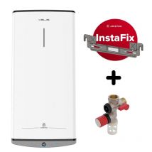 Chauffe-eau Eléctrique Extra Plat Mural - VELIS DUNE 45L Ariston + Kit d'installation