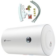 Sannover - Chauffe Eau Electrique Mural Blindé Horizontal Bypso 150 Litres + Kit d'Installation Complet nf