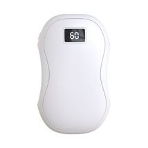 Chauffe-mains rechargeable 2 en 1, chauffe-mains rechargeable, chauffe-mains de Noël et d'anniversaire (blanc)