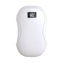 Chauffe-mains rechargeable 2 en 1, chauffe-mains rechargeable, chauffe-mains de Noël et d'anniversaire (blanc)