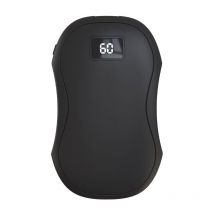 Chauffe-mains rechargeable 2 en 1, chauffe-mains rechargeable, chauffe-mains de Noël et d'anniversaire (noir)