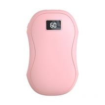 Chauffe-mains rechargeable 2 en 1, chauffe-mains rechargeable, chauffe-mains de Noël et d'anniversaire (rose)