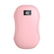 Chauffe-mains rechargeable 2 en 1, chauffe-mains rechargeable, chauffe-mains de Noël et d'anniversaire (rose)