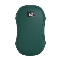 Chauffe-mains rechargeable 2 en 1, chauffe-mains rechargeable, chauffe-mains de Noël et d'anniversaire (vert)
