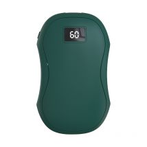 Chauffe-mains rechargeable 2 en 1, chauffe-mains rechargeable, chauffe-mains de Noël et d'anniversaire (vert)