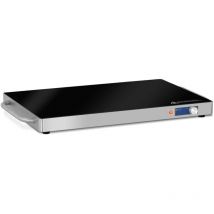 Royal Catering - Chauffe Plat Électrique Plaque De Maintien Au Chaud Inox Verre 62x35cm 60-105 °c