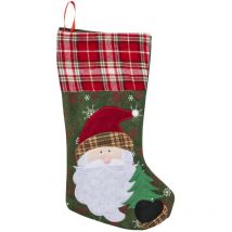 Chaussette avec Papa Noël 43 x 28 cm