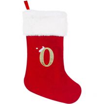 Chaussette de Noël Chaussette de rangement pour cadeaux de Noël Chaussette à motif d'éléments du Père Noël