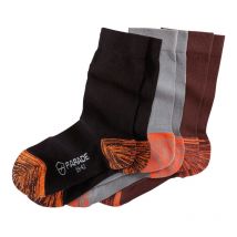 Chaussette madrid noir/marron/gris - Taille : 39-42 Parade