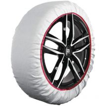 Chaussette neige textile - xl Blanc