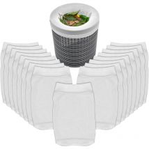 Chaussette skimmer piscine,Chaussette filtre Piscine,Prefiltre Skimmer Réutilisable et Super Élastique pour Peuvent Emprisonner