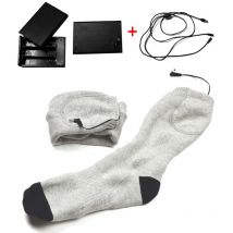 Chaussettes chauffantes chaussettes chauffantes électriques chaussettes chaudes à piles chaussettes chaudes d'hiver