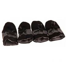 Chaussettes et chaussures pour chien 4 Bottes de Pluie pour Chien, Bottes Imperméables Couvre-chaussures Souples Antidérapantes Design Réfléchissant