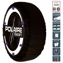 Chaussette neige ultra résistante montage facile pour pneu 170/80R13 Polaire 0S51-S7IA