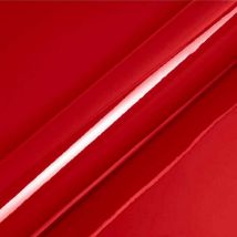 Dimexact - Vinyle covering rouge tomate brillant pour surface plane avec colle airflow - 122 cm x 2.5 m - En Rouleau