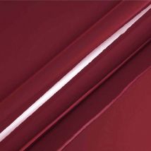 Dimexact - Vinyle covering bordeaux brillant pour surface plane avec colle airflow - 122 cm x 2.5 m - En Rouleau