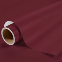 Polaire - dimexact - Covering bordeaux mat pour surface plane - 122 cm x 10 m - En Rouleau