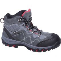 Chaussure De Sécurité Bottine , Daim, Gris-rouge, S1p Sra, \\\\\\\\\\\\\\\\\\\\\\\\\\\\\\\\\\\\\\\\\\\\\\\\\\\\\\\\\\\\\\\\\\\\\