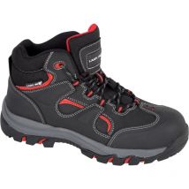 Chaussure De Sécurité Bottine , Nubuck, Noir-rouge, S3 Sra, \\\\\\\\\\\\\\\\\