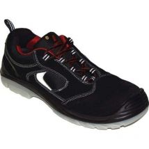 Chaussure de sécurité EASY STEP pointure 40 noire S1P SRC ESD EN ISO 20345 cuir velours