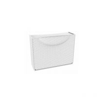 Chaussure modulaire crue avec un grand compteur d'effet d'harmonie en rotin White - White