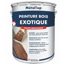 Metaltop - Peinture Bois Exotique - Pot 15 l - 4006 - Pourpre signalisation