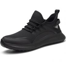 Chaussures à bout en acier pour hommes, baskets de travail légères, confortables et indestructibles, anti-perforation, chaussures de sécurité à