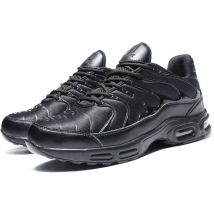 Chaussures à Bout en Acier pour Hommes Chaussures de Travail Légères et Confortables Antidérapantes,Noir,42